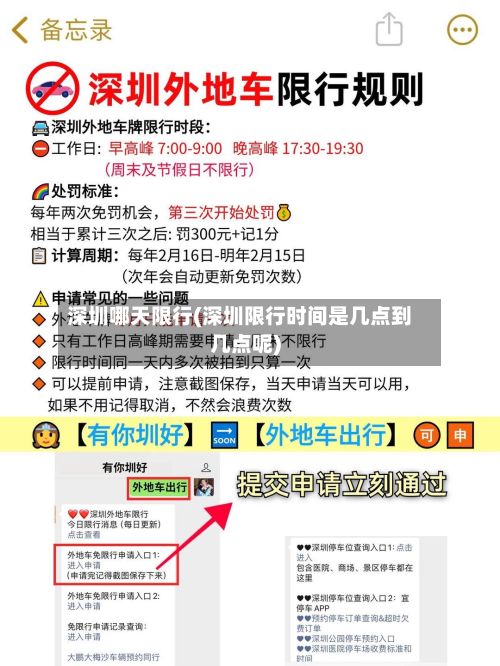 深圳哪天限行(深圳限行时间是几点到几点呢)