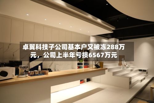 卓翼科技子公司基本户又被冻288万元，公司上半年亏损6567万元-第3张图片