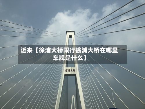 近来【徐浦大桥限行徐浦大桥在哪里车牌是什么】
