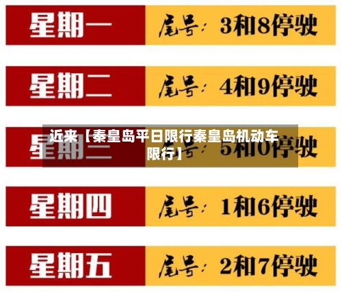 近来【秦皇岛平日限行秦皇岛机动车限行】-第3张图片
