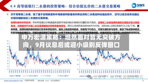 申万宏源策略：坦然面对暂无突破方向，9月议息后或迎小级别反弹窗口-第2张图片