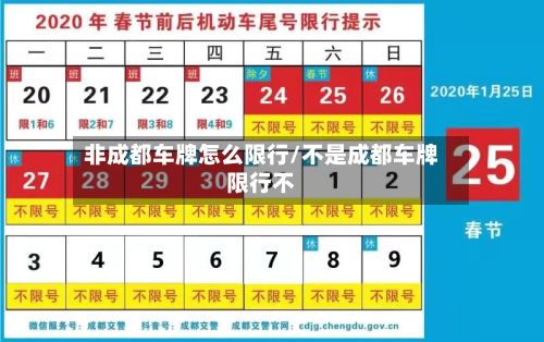 非成都车牌怎么限行/不是成都车牌限行不-第3张图片