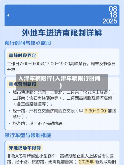 入津车辆限行(入津车辆限行时间)-第2张图片