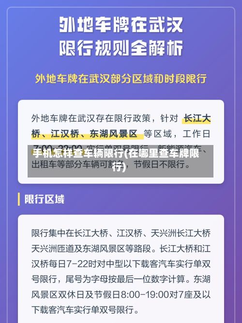 手机怎样查车辆限行(在哪里查车牌限行)