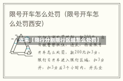 近来【限行分割限行区域怎么处罚】-第2张图片