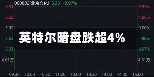 英特尔暗盘跌超4%