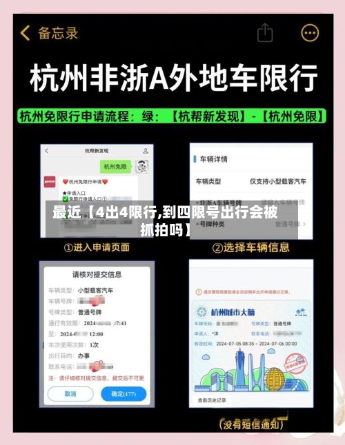 最近【4出4限行,到四限号出行会被抓拍吗】