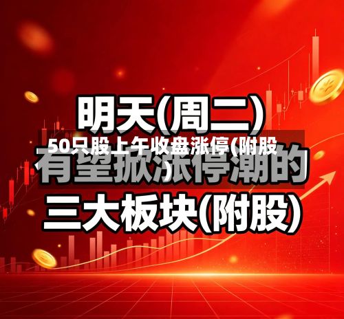50只股上午收盘涨停(附股)