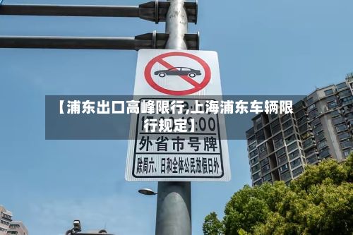 【浦东出口高峰限行,上海浦东车辆限行规定】