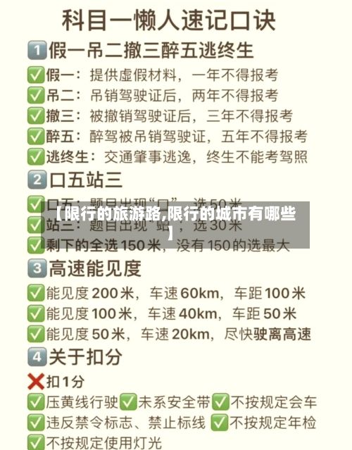 【限行的旅游路,限行的城市有哪些】