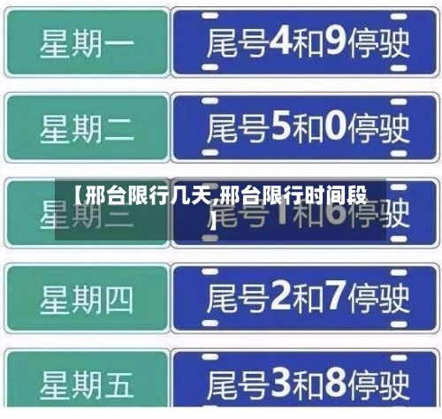 【邢台限行几天,邢台限行时间段】