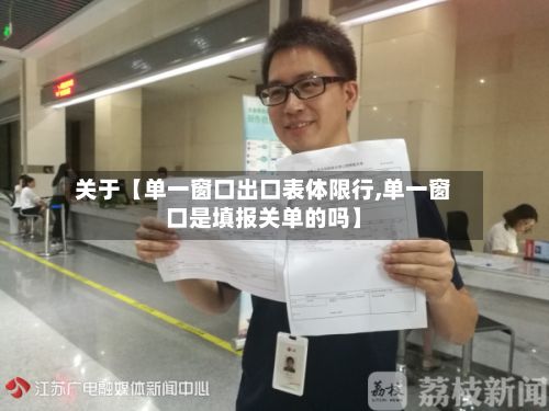 关于【单一窗口出口表体限行,单一窗口是填报关单的吗】