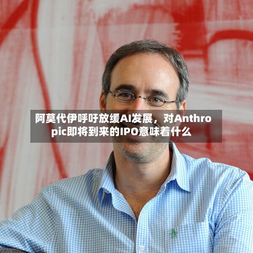 阿莫代伊呼吁放缓AI发展，对Anthropic即将到来的IPO意味着什么-第2张图片