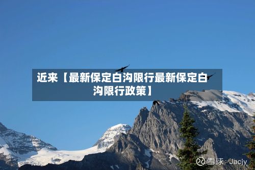 近来【最新保定白沟限行最新保定白沟限行政策】-第3张图片