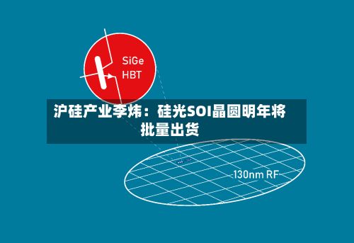 沪硅产业李炜:硅光SOI晶圆明年将批量出货-第2张图片