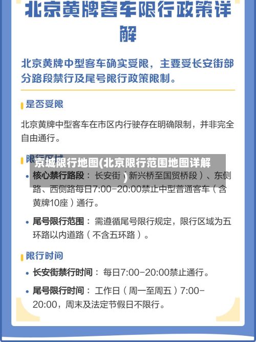 京城限行地图(北京限行范围地图详解)