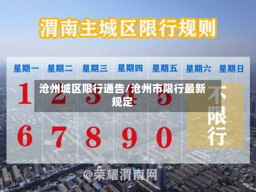 沧州城区限行通告/沧州市限行最新规定-第2张图片