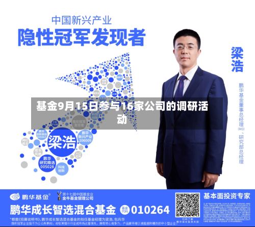 基金9月15日参与16家公司的调研活动