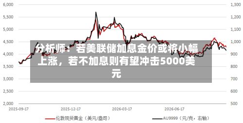 分析师：若美联储加息金价或将小幅上涨	，若不加息则有望冲击5000美元-第1张图片