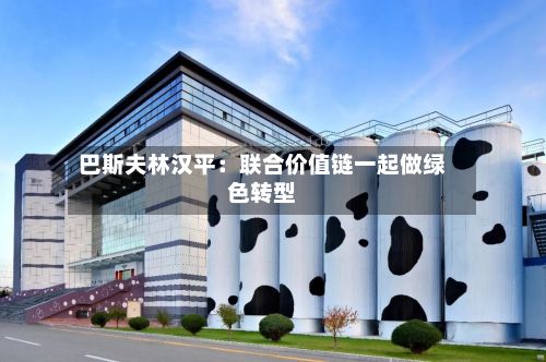 巴斯夫林汉平：联合价值链一起做绿色转型