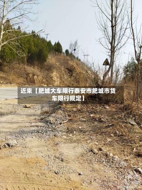 近来【肥城大车限行泰安市肥城市货车限行规定】