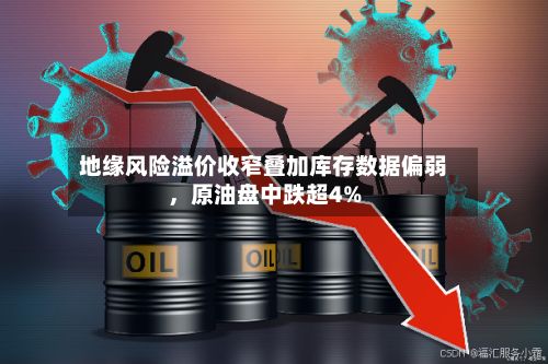 地缘风险溢价收窄叠加库存数据偏弱	，原油盘中跌超4%-第1张图片