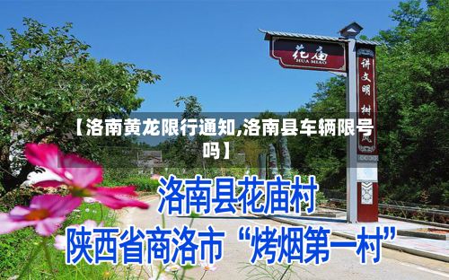 【洛南黄龙限行通知,洛南县车辆限号吗】