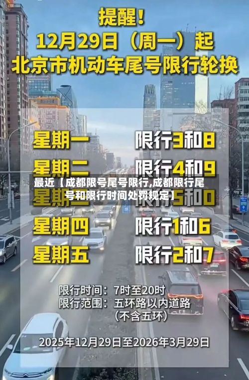 最近【成都限号尾号限行,成都限行尾号和限行时间处罚规定】