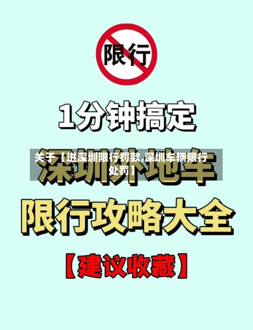 关于【进深圳限行罚款,深圳车辆限行处罚】