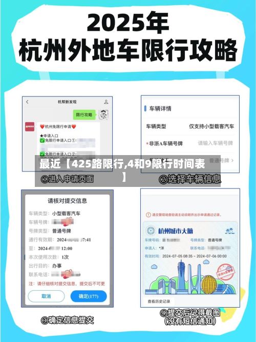最近【425路限行,4和9限行时间表】-第3张图片
