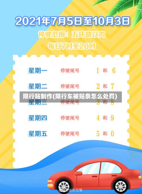 限行贴制作(限行车被贴条怎么处罚)