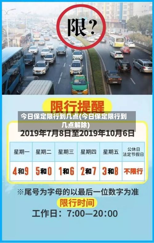 今日保定限行到几点(今日保定限行到几点解除)