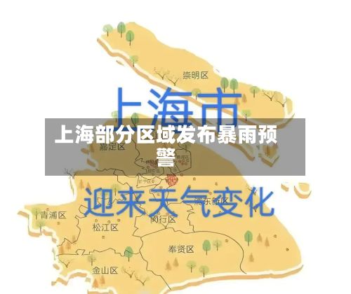 上海部分区域发布暴雨预警