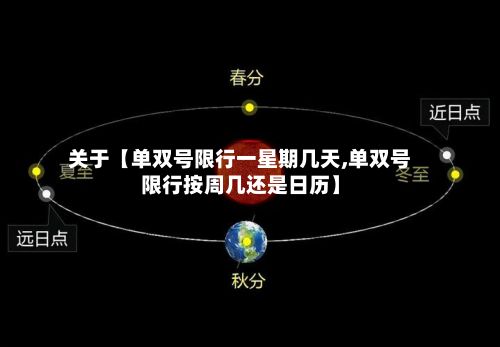 关于【单双号限行一星期几天,单双号限行按周几还是日历】-第2张图片
