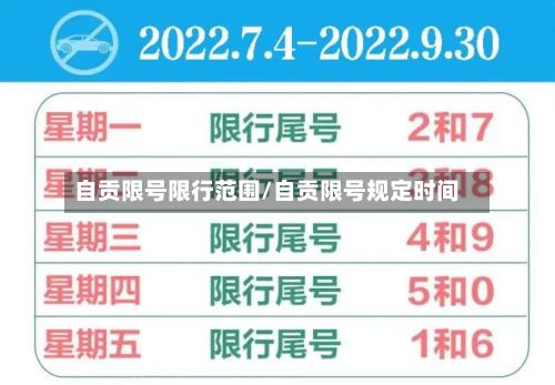 自贡限号限行范围/自贡限号规定时间-第3张图片