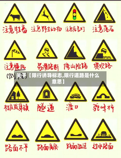 关于【限行诱导标志,限行道路是什么意思】