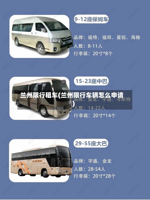 兰州限行租车(兰州限行车辆怎么申请)-第2张图片