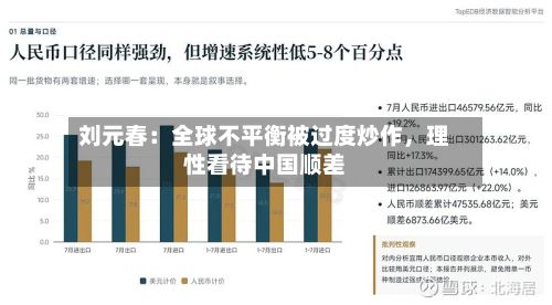 刘元春：全球不平衡被过度炒作，理性看待中国顺差-第2张图片