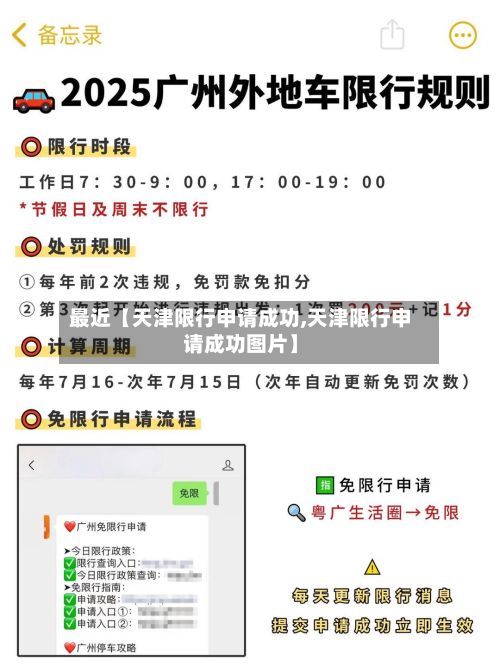 最近【天津限行申请成功,天津限行申请成功图片】-第3张图片