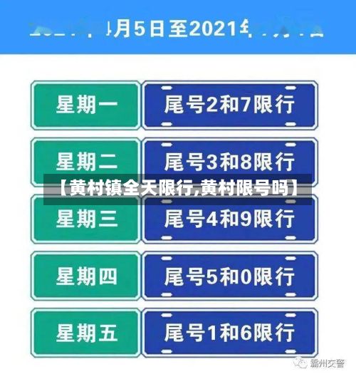 【黄村镇全天限行,黄村限号吗】-第2张图片