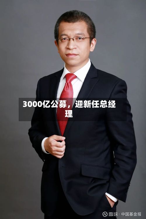 3000亿公募，迎新任总经理