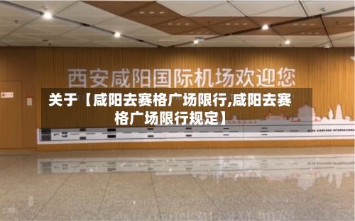关于【咸阳去赛格广场限行,咸阳去赛格广场限行规定】