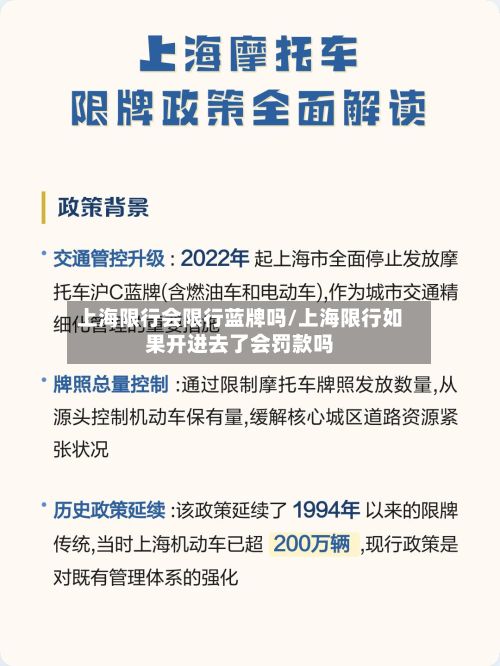 上海限行会限行蓝牌吗/上海限行如果开进去了会罚款吗-第2张图片