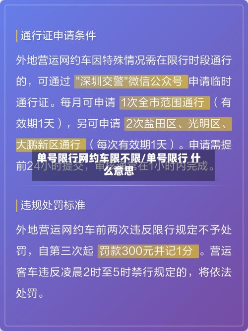 单号限行网约车限不限/单号限行 什么意思