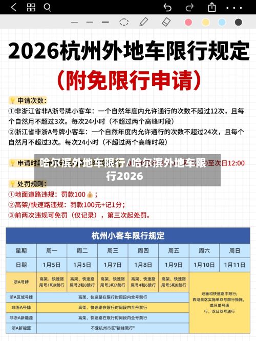哈尔滨外地车限行/哈尔滨外地车限行2026