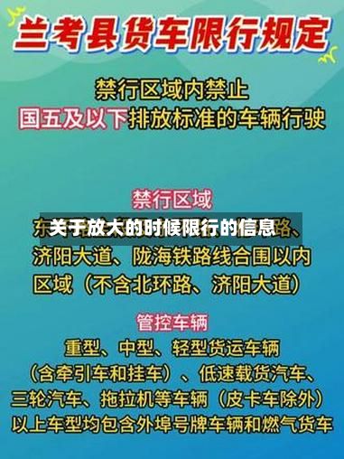 关于放大的时候限行的信息-第2张图片