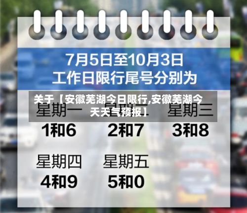 关于【安徽芜湖今日限行,安徽芜湖今天天气预报】