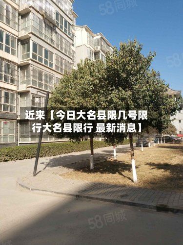 近来【今日大名县限几号限行大名县限行 最新消息】