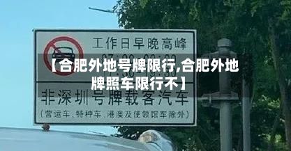 【合肥外地号牌限行,合肥外地牌照车限行不】