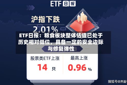 ETF日报：粮食板块整体估值已处于历史相对低位，具备一定的安全边际与修复弹性-第2张图片